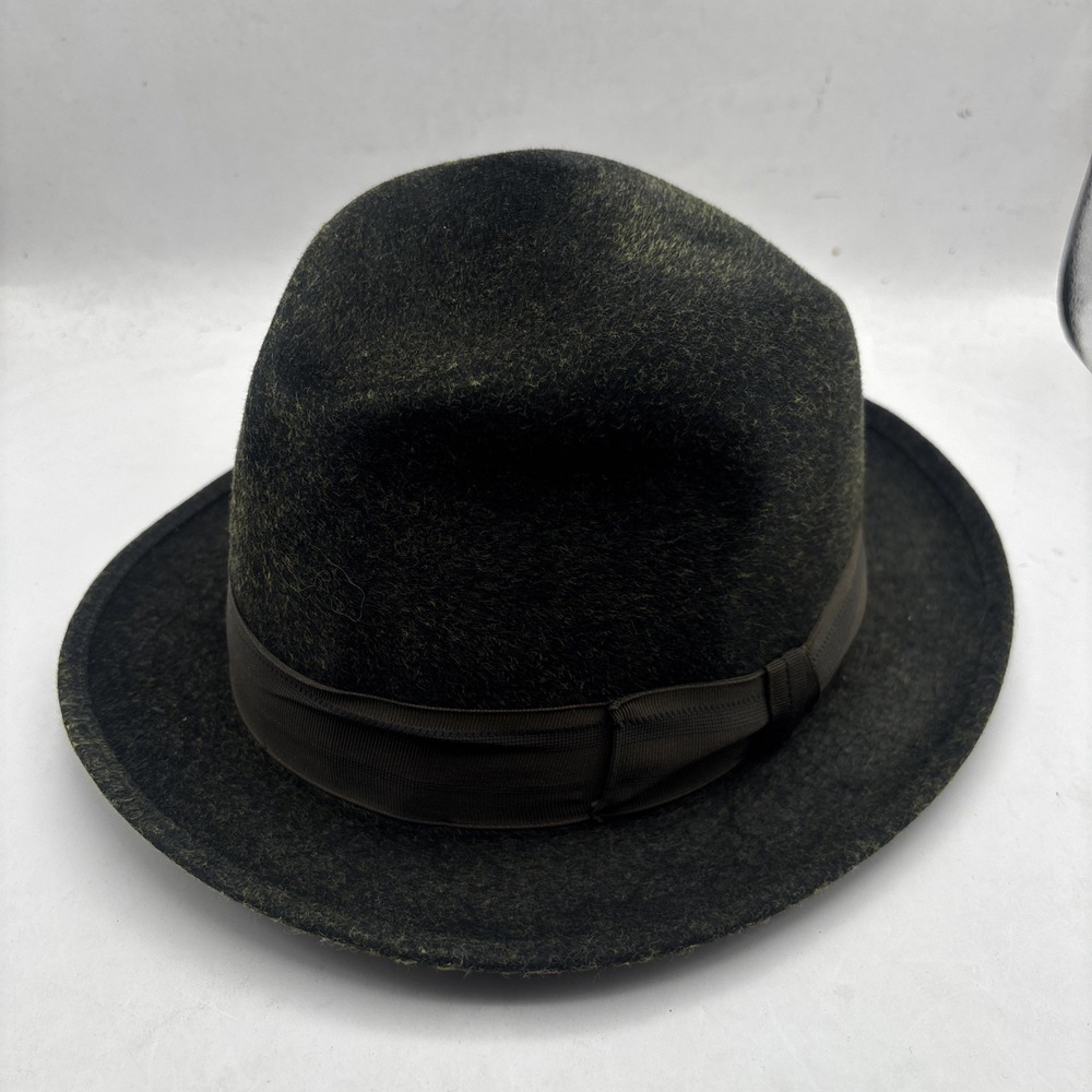 Battersby London  Vintage Hat Black Olive